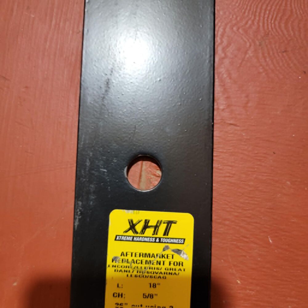 18" XHT B1SC2801 Mower Blades for 52" Deck Replaces B1SB3374 B1SB6178 1 blade - Picture 3 of 4